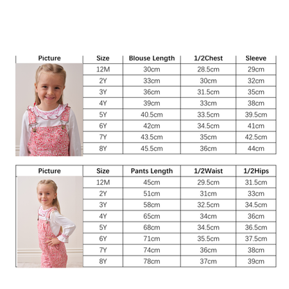 Blossom Smocked Shirt & Jumpsuit Set