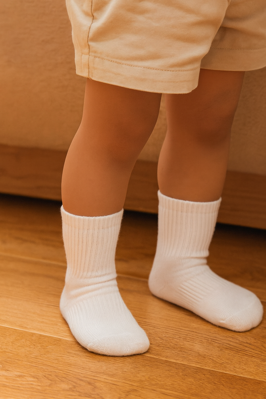 white short socks