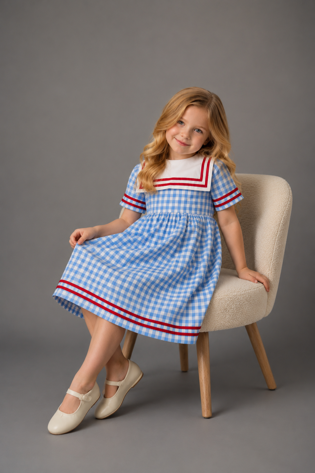Marina Gingham Dress