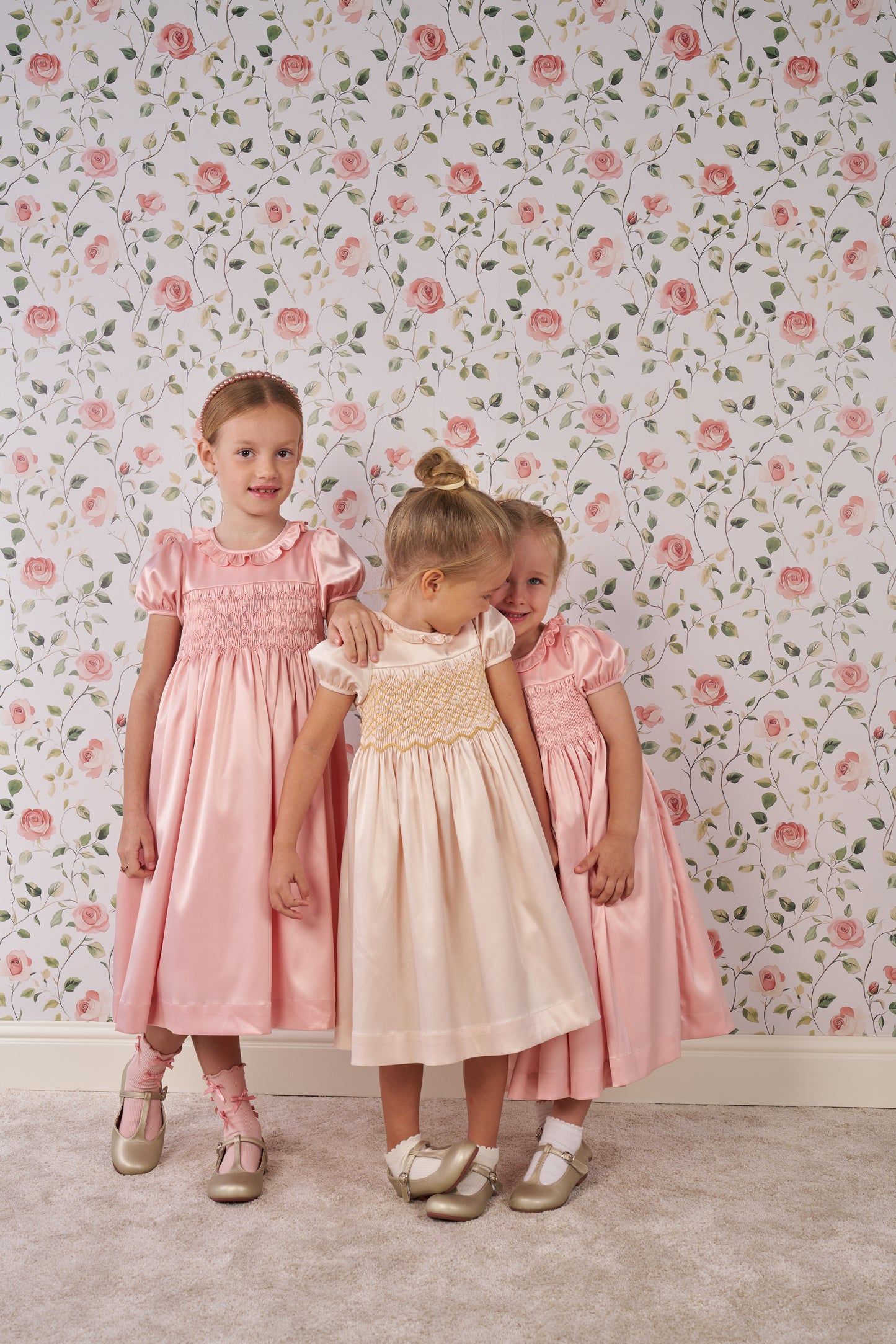 Ivory Heirloom Ceremony Dress pink