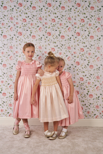Ivory Heirloom Ceremony Dress pink
