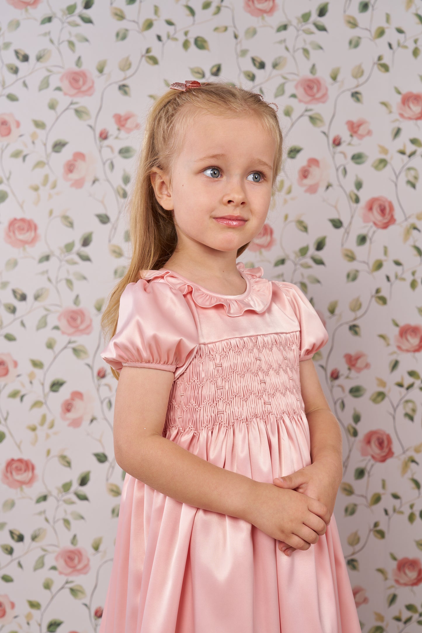 Ivory Heirloom Ceremony Dress pink