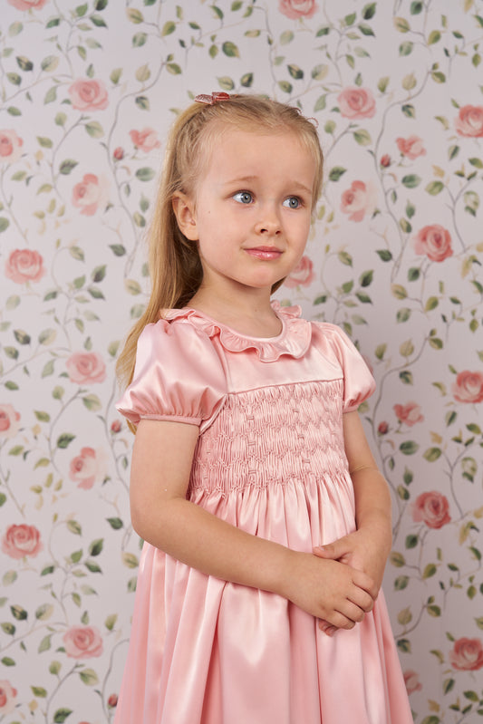 Ivory Heirloom Ceremony Dress pink