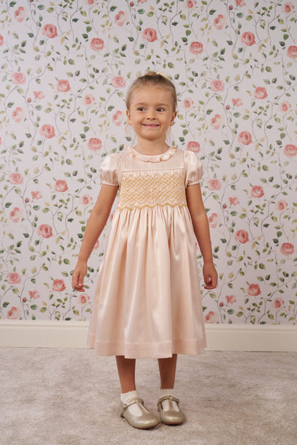 ivory Ceremony Dress Hand-Smocked