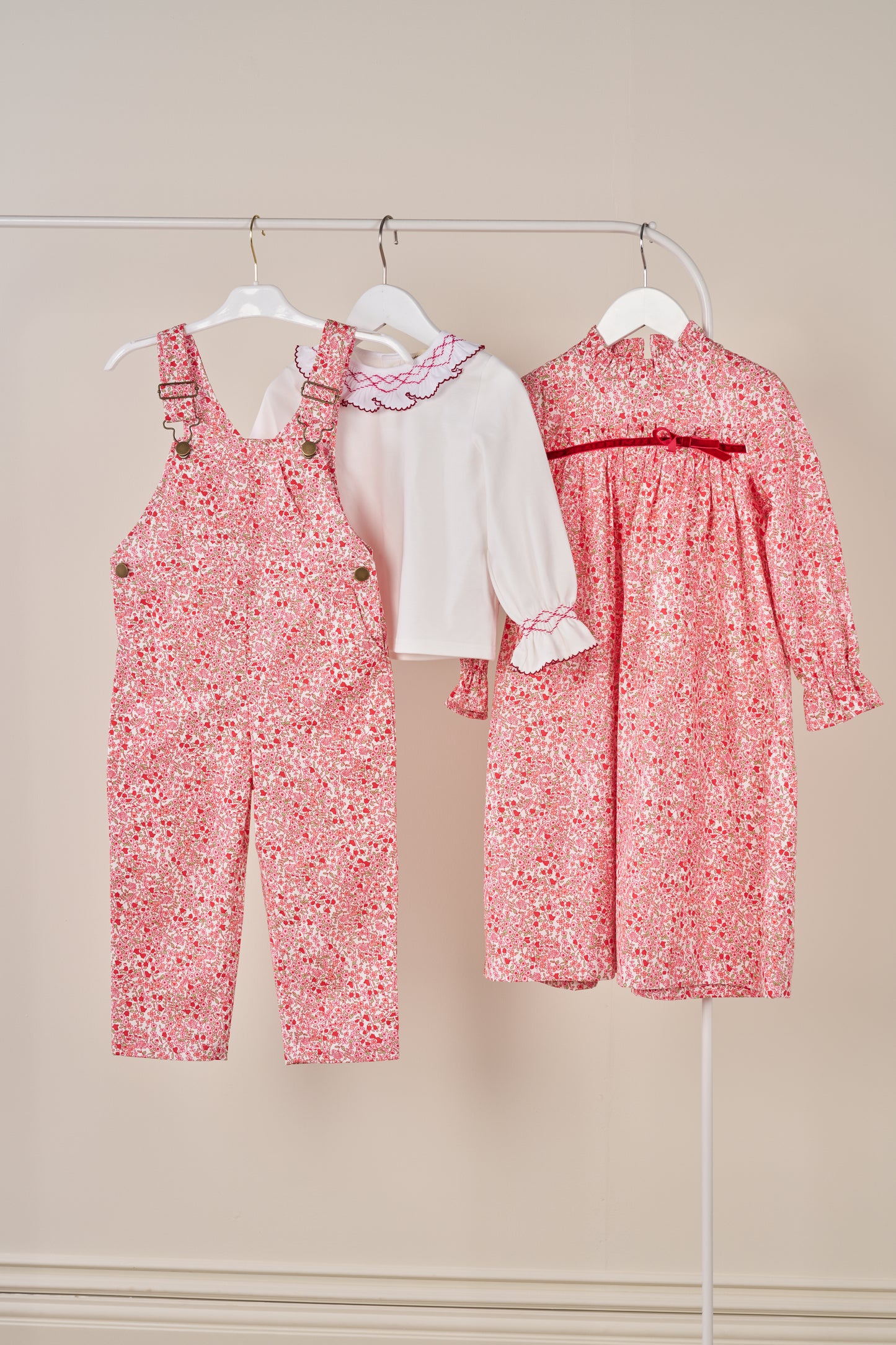 Blossom Smocked Shirt & Jumpsuit Set