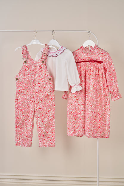 Blossom Smocked Shirt & Jumpsuit Set