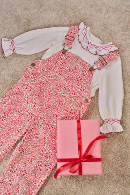 Blossom Smocked Shirt & Jumpsuit Set