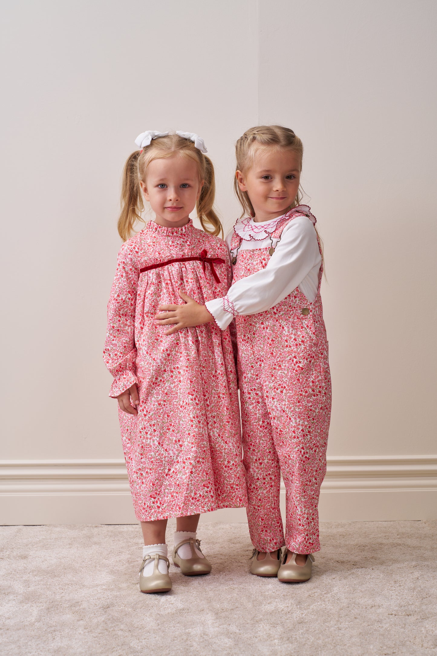 Blossom Smocked Shirt & Jumpsuit Set