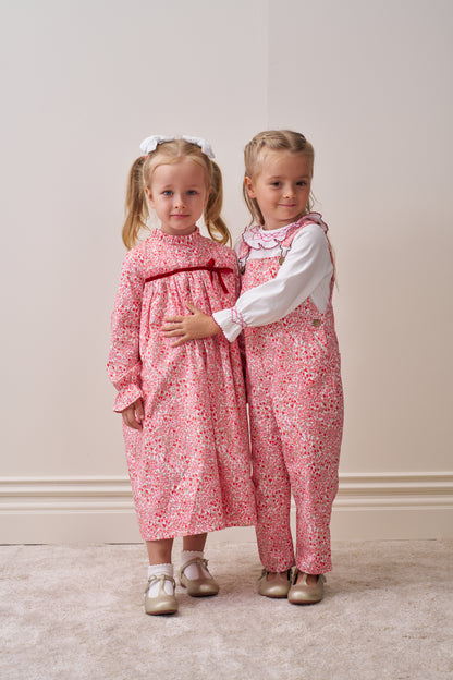 Blossom Smocked Shirt & Jumpsuit Set