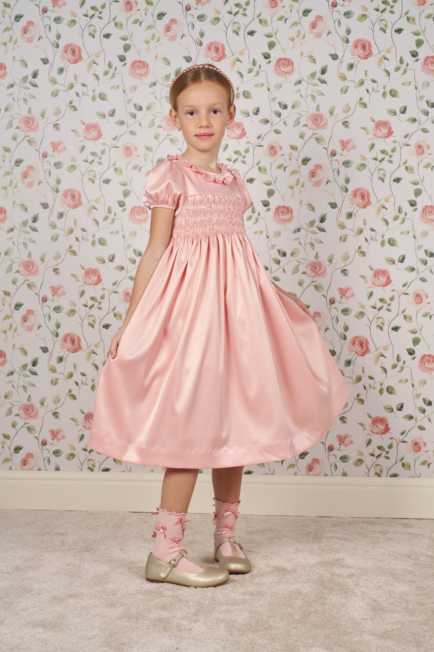 Ivory Heirloom Ceremony Dress pink