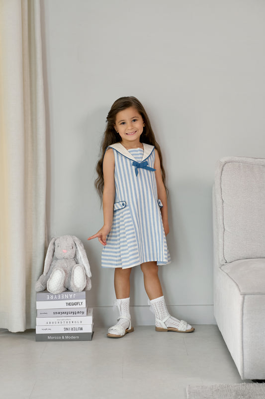 Blue line dress