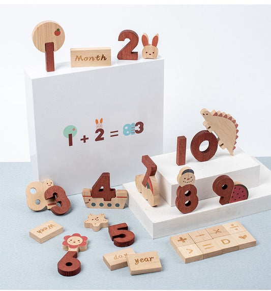 Number Animals matching toys