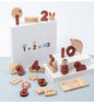 Number Animals matching toys