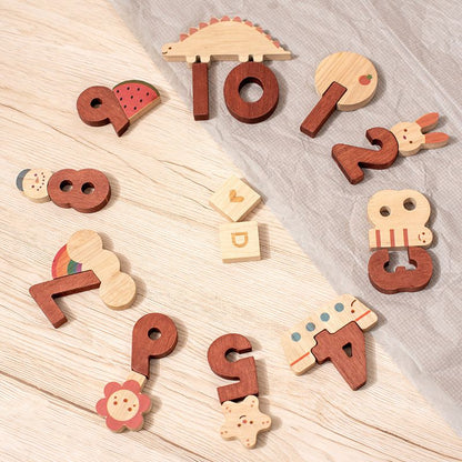 Number Animals matching toys