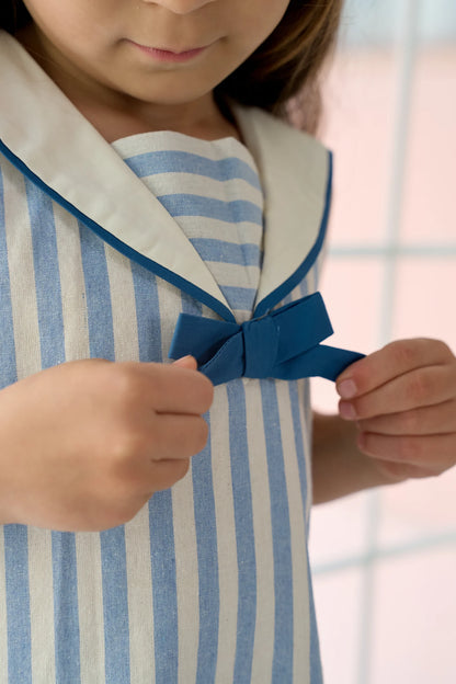 Blue line dress