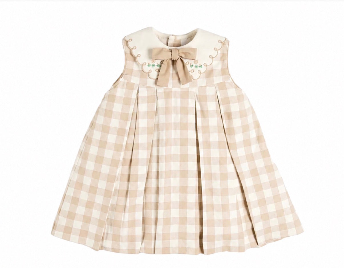 beige dress