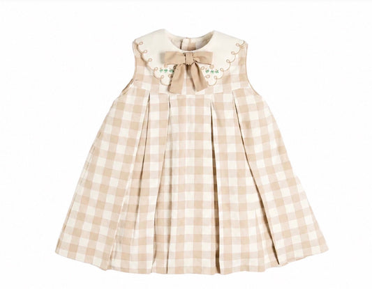 beige dress